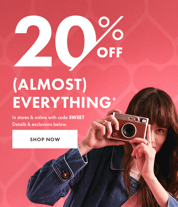 20% OFF WITH CODE SWEET SHOP NOW