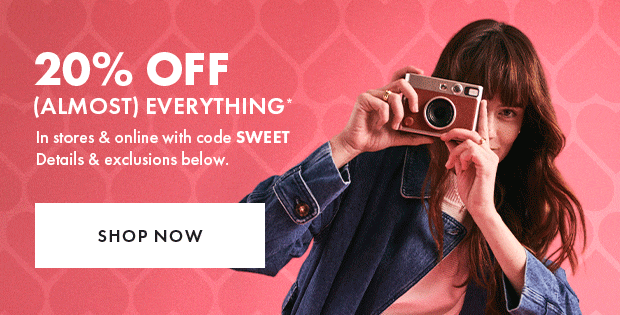 SHOP NOW WITH CODE SWEET