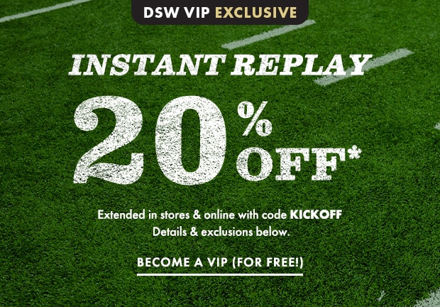 20% OFF* WITH CODE KICKOFF