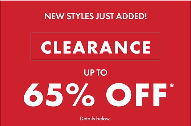 UPTO 60% OFF CLEARANCE*