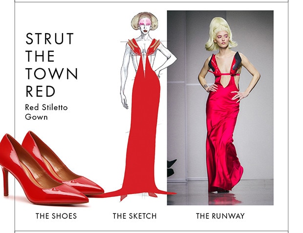 STRUT THE TOWN RED