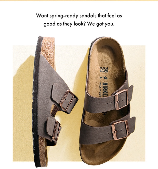 Want spring-ready sandals that feel as good as they look? We got you.