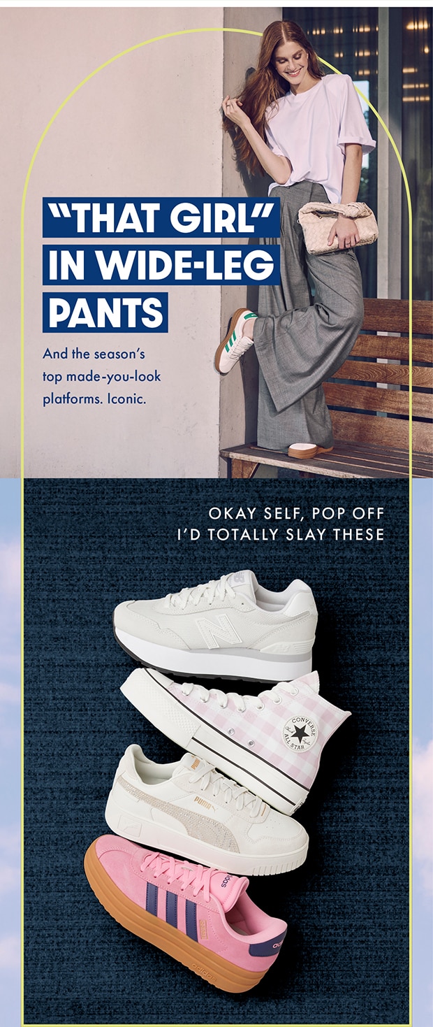 THAT GIRL IN WIDE-LEG PANTS