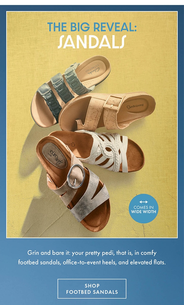 SHOP FOOTBED SANDALS