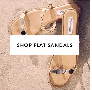 SHOP FLAT SANDALS