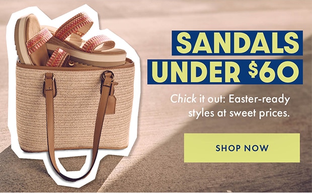 SANDALS UNDER $60 | SHOP NOW
