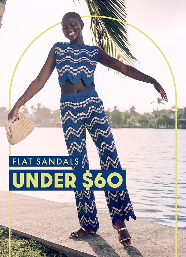 FLAT SANDALS UNDER $60