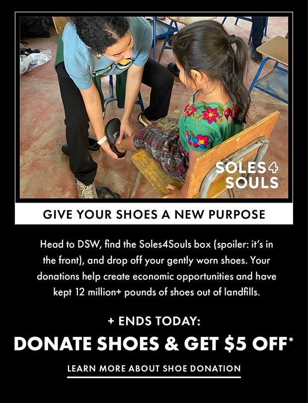 LEARN MORE ABOUT SHOE DONATION