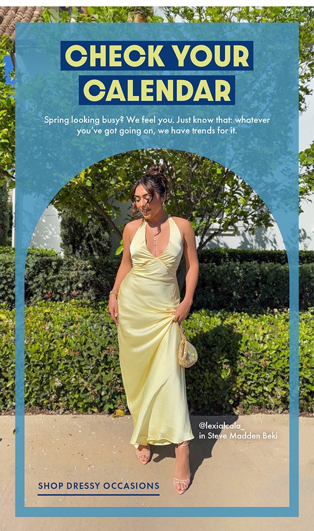 SHOP DRESSY OCCASIONS