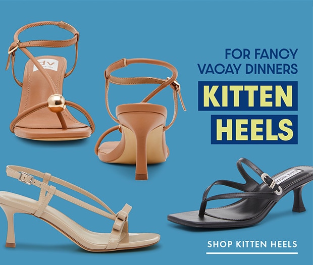 SHOP KITTEN HEELS