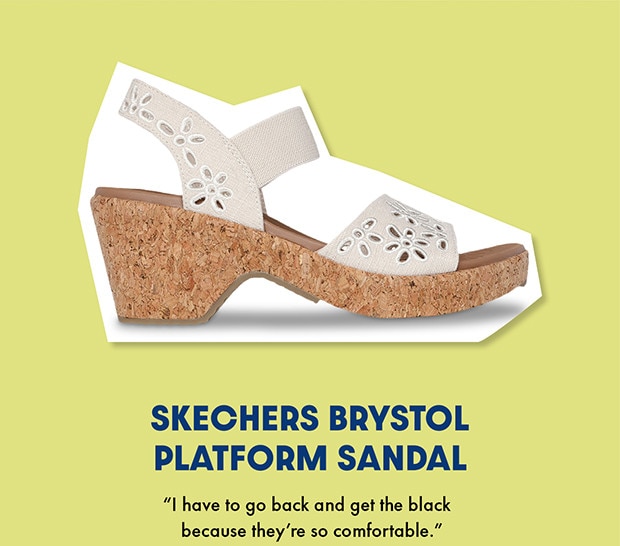 SKECHERS BRYSTOL PLATFORM SANDAL