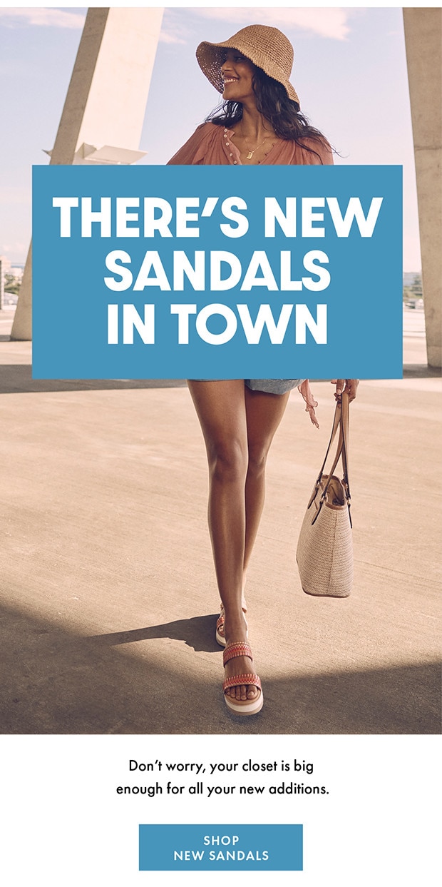 SHOP NEW SANDALS
