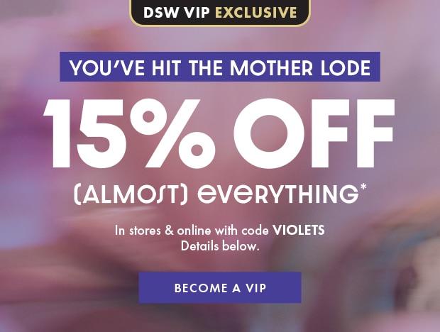 15% OFF with code VIOLETS