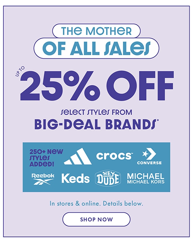 UPTO 25% OFF SHOP NOW